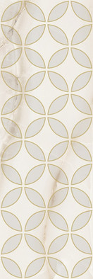 Декор Happy Oxy бежевый 20х60 Laparet глянцевый керамический