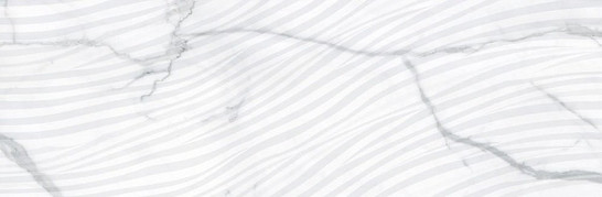 Настенная плитка Ajax White Curva HL 30x90 Sol рельефная (структурированная) керамическая