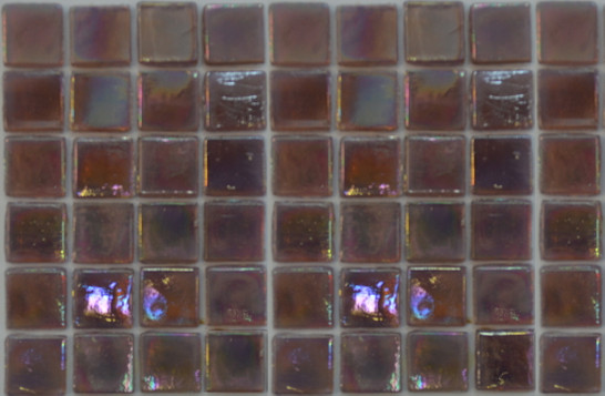 Мозаика Taurus-Lux-28 прокрашенная в массе стекло 32.7х32.7 см перламутровая чип 15х15 мм, сиреневый