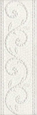 Бордюр HGD/A127/12103R Борсари Орнамент Обрезной 8x25 Kerama Marazzi матовый керамический фото Бордюр HGD/A127/12103R Борсари Орнамент Обрезной 8x25 Kerama Marazzi матовый керамический