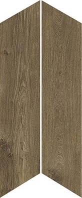 Керамогранит Ossimori Marrone Chevron Extra Matt 11x54 Marazzi Ragno матовый напольный