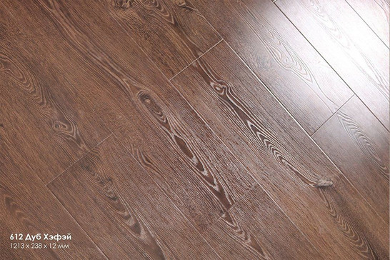 Ламинат Floorwood 612 Дуб Хэфэй 1213х238х12 12 мм 34 класс с фаской фото Ламинат Floorwood 612 Дуб Хэфэй 1213х238х12 12 мм 34 класс с фаской