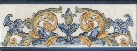 Декор HGD/A348/15129 Площадь Испании 15x40 Kerama Marazzi глянцевый керамический