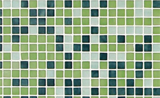 Мозаика Verde - часть 6 2.5x2.5 стекло 31.3х49.5