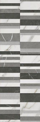 Настенная плитка Relieve Pulse Ducale Brillo Rect. 30x90 глянцевая керамическая