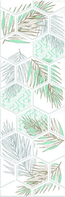 Декор ColorBreeze Deco Leaves 20x60 Emtile глянцевый керамический УТ-00009338
