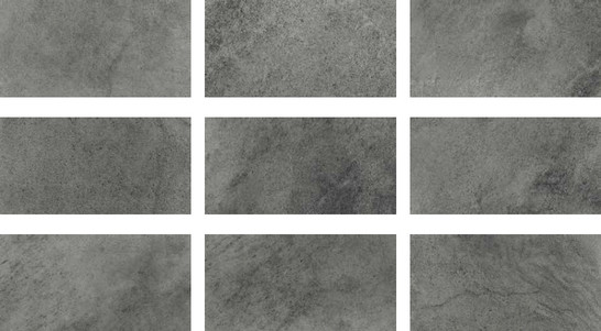 Плитка для бассейна фарфоровая Antique Grey AG3333 Serapool 33х33 матовая, рельефная, глазурованная под камень серая