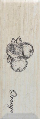 Декор Decor Fruit Creta Orange 10x30 глянцевый керамический