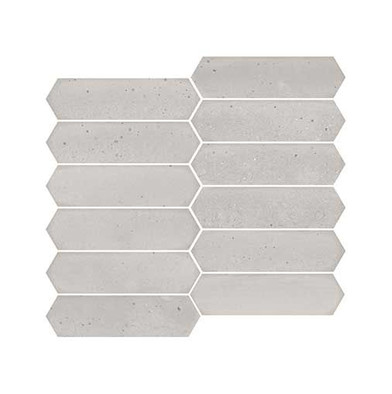 Керамогранит Concrete Mini Crayon Light Grey (114857) 3,7х13,6 Wow глазурованный, матовый универсальный