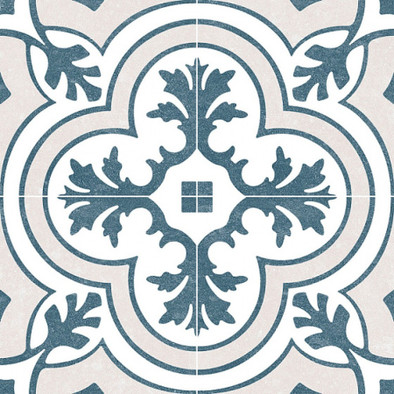 Керамогранит Kian Carmen Blue 44,5x44,5 Dual Gres матовый напольный DG_KI_CB_DP