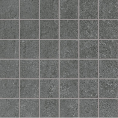 Мозаика Supergres H.24 Dark Mosaico 30x30 керамогранит матовая, черный HDAM
