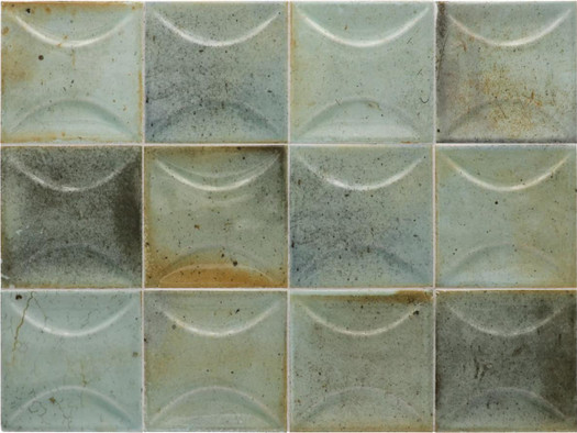 Настенная плитка Hanoi Arco Celadon 10x10 Equipe глянцевая керамическая 30024