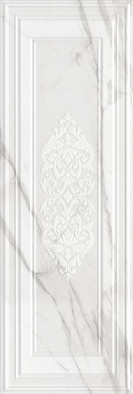 Декор 14041R/3F Прадо Белый Панель обрезной 40x120 Kerama Marazzi глянцевый керамический