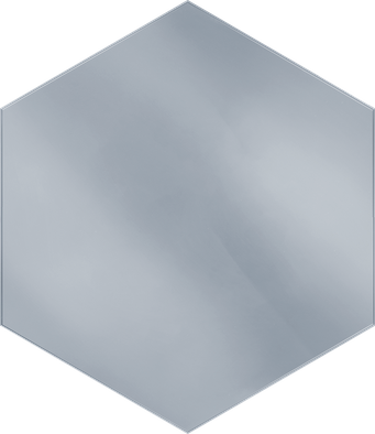 Вставка Uniwersalny Hexagon Lustro Paradyz Ceramika 19.8х17.1 глянцевая стекло 5900144097025