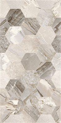 Декор Istambul Grey Decor 0146 Mat 25х50 Eurotile Ceramica матовый керамический