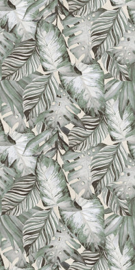 Керамогранит GT1206014217MCR Tropical_GT Зеленый 60х120 Global Tile carving, матовый универсальная плитка