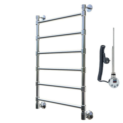 Тругор Полотенцесушитель Винтаж эл ТЭН 80x50 (ЛЦ33) электрический хром