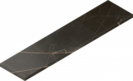 Ступень угловая Stellaris Absolut Black Scalino 33x120 Angolare Sx керамогранит матовая Italon 620070002611