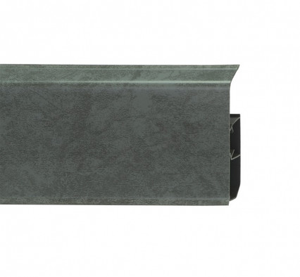 Плинтус 340 Мрамор Темный Royce 2200х80х20 пвх