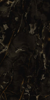 Керамогранит Allmarble Onice Black Lux 6 mm 60x120 Marazzi Italy полированный универсальная плитка MEX7