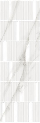 Настенная плитка Мэдисон 251 матовый рельеф 32.5х100 Eurotile Ceramica матовая, рельефная (структурированная) керамическая