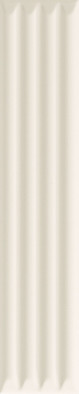 Настенная плитка Up Cannettato Bone Glossy 5x25 La Fabbrica глянцевая, рельефная (структурированная) керамическая 192134