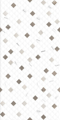 Настенная плитка GT125VG Siluet GT Белый Мозаика 25х50 Global Tile глянцевая керамическая