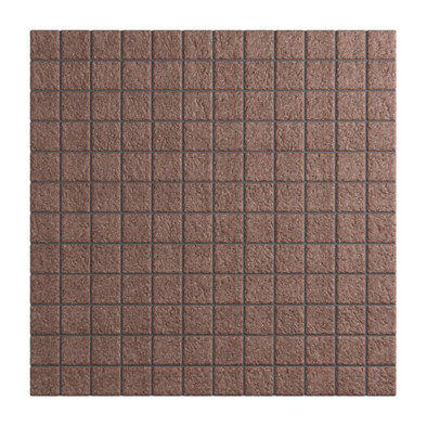 Мозаика Lapis Terracotta керамогранит 30х30 см Appiani противоскользящая чип 25х25 мм, коричневый LAP 7008