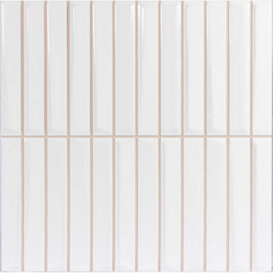 Настенная плитка Плитка Melody White 20x20 Monopole глянцевая керамическая 85679