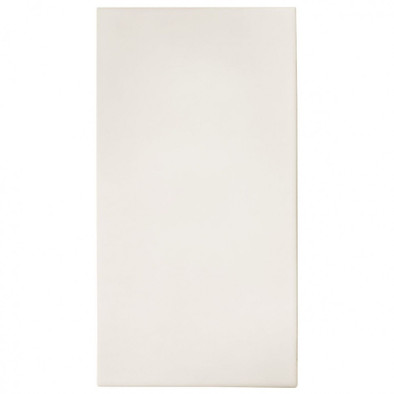 Плитка для бассейна Белая 12.5х25 SertekPool универсальная фарфоровая глянцевая 030356