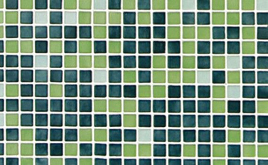 Мозаика Verde - часть 7 2.5x2.5 стекло 31.3х49.5