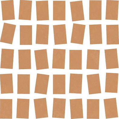 Мозаика 41ZERO42 Mosaic Boogie Terra 30x30 керамогранит матовая, коричневый 4101233