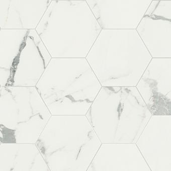 Керамогранит Ackz Composizione Esagono Statuario Venato 28,5х33 фото Керамогранит Ackz Composizione Esagono Statuario Venato 28,5х33