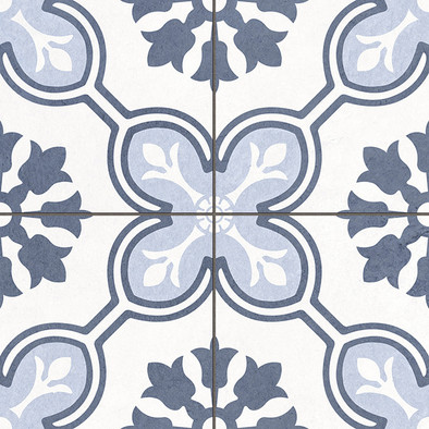 Керамогранит Chateau Blue Pre-cut 45x45 Etili Seramik матовый напольный