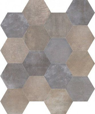 Керамогранит New Orleans Esagona Royal Street (56 B) 24х27.7 матовый