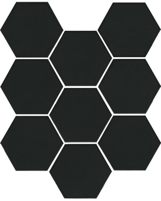 Керамогранит SG1008N Кальсада Черный натуральный 10.4х12 Kerama Marazzi универсальная плитка