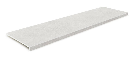 Ступень фронтальная Cements Snow Peldano Recto 33х120 керамогранит матовая