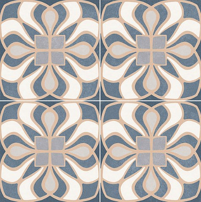 Керамогранит Epoque Blue 44,5x44,5 Dual Gres матовый напольный DG_TE_EDP_BL_DP