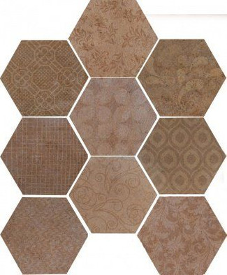 Керамогранит Riabita Classic Esagona Fabric 24х27.7 (56 B) матовый фото Керамогранит Riabita Classic Esagona Fabric 24х27.7 (56 B) матовый