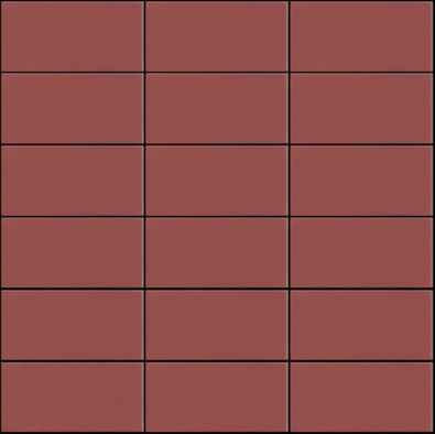 Мозаика Seta Fuoco керамика 30х30 см Appiani матовая чип 50х100 мм, красный SET 2014