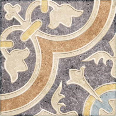 Декор Вставка Неаполитана D 20х20 Axima матовая керамический