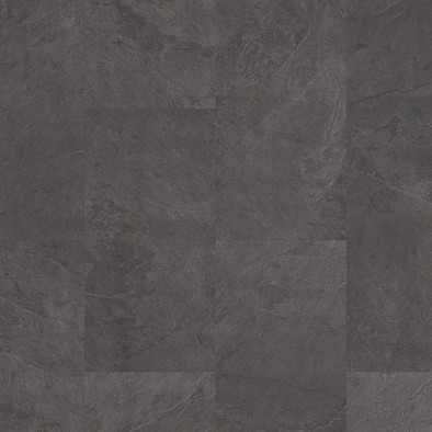 Виниловый ламинат Quick Step 40035 Сланец чёрный Alpha Vinyl Oro Base 33 класс 610х303х4 мм (плитка пвх LVT)