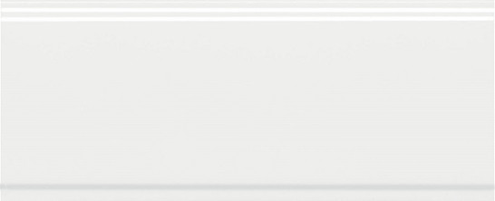 Бордюр BDA034R Флориан Белый матовый обрезной 12х30 Kerama Marazzi керамический