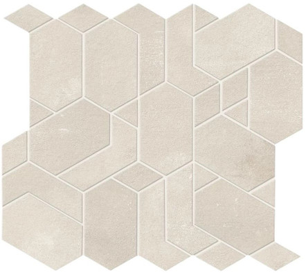 Мозаика Boost White Mosaico Shapes AN63 31x33.5 керамогранитная м2