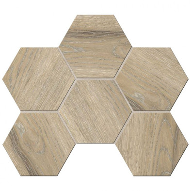 Декор Ametis Estima Daintree Мозаика DA02 Hexagon 25x28.5 непол. (10 мм) керамогранит