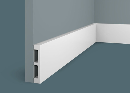 Плинтус Cosca PX048, 80х15, 2000мм, Экополимер/11