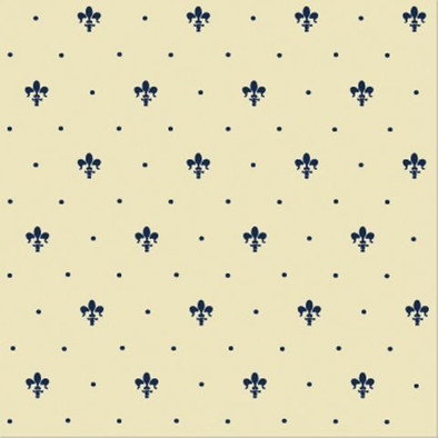 Настенная плитка Giglio Blu Su Crema керамическая