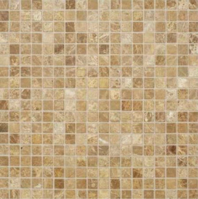 Мозаика Emperador Light Pol. 15х15х4 мм каменная 30.5x30.5