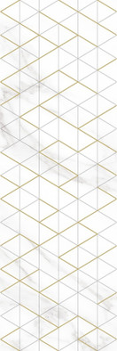 Декор Camelot Tact белый 20х60 Laparet матовый керамический