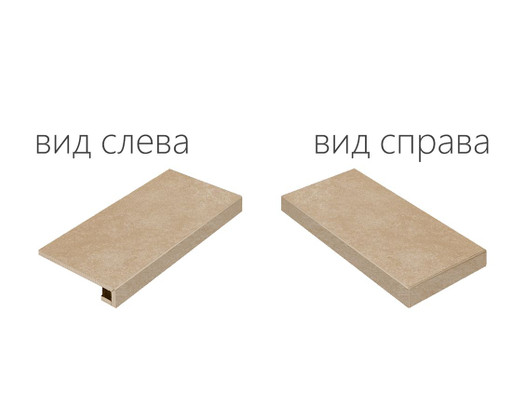 Ступень угловая Материя Хелио Левая/Materia Helio Scalino Angolare Sinistro 33х60 керамогранит